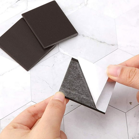 ADDHAT 6Ud De Autoadhesivas Para Puertas Con Especial Marrón Resistente