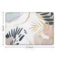 thumbnail image 5 of Blue Boho Abstract and Plant Flannel Non Slip Door Rugs,Washable Door Mats Indoor,Decorative Door Mats,Dirt-Resistant and Absorbent Doormat for Entrance,Bedroom,Kitchen,Bathroom,23.5"x16", 5 of 5
