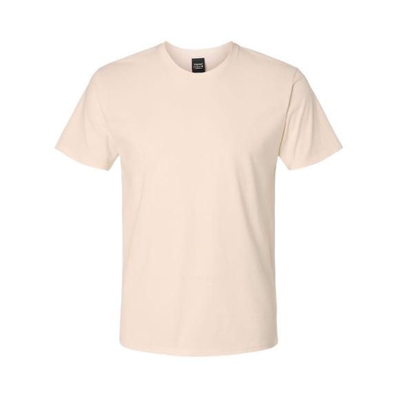 Hanes Mens Nano-T T-shirt, 2XL, Parchment