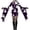 dress83-Dark Purple, variant on yboeqw Women Halloween Spider Web Print Mini Dress Extra Long Flare Bell Sleeve Bodycon Dress Gothic Witch Cosplay Costume Party Outfit for Ladies Size M