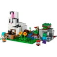 thumbnail image 5 of LEGO Minecraft The Rabbit Ranch House Farm Set, 21181 Animals Toy for Kids, Boys and Girls Age 8 Plus with Tamer and Zombie Figures, 5 of 10