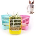 thumbnail image 4 of ziyahi Stand Plastic Small Animals Feeder Removable 2 -in -1 Pet Food Feeder Rack Fixed Feeder Pink, 4 of 6