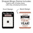 thumbnail image 3 of Big Dot of Happiness Rose Gold Happy New Year - Bar Bingo Cards and Markers - New Year's Eve Party Bingo Game - Set of 18, 3 of 5