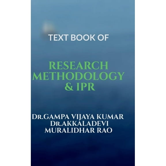 Text Book of Research Methodology & Ipr, (Hardcover)