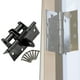 thumbnail image 4 of Bisagra de puerta de cierre automático, resistente, con tornillos, herrajes ajustables automáticos Negro, 4 of 7