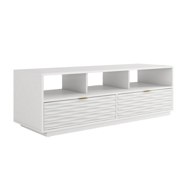 Sauder Morgan Main Crédence, Finition White, 428259