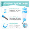thumbnail image 4 of Kit Comedero  Belug Bebedero Para Conejo Cuyos Chinchillas Azul Blanco, 4 of 5