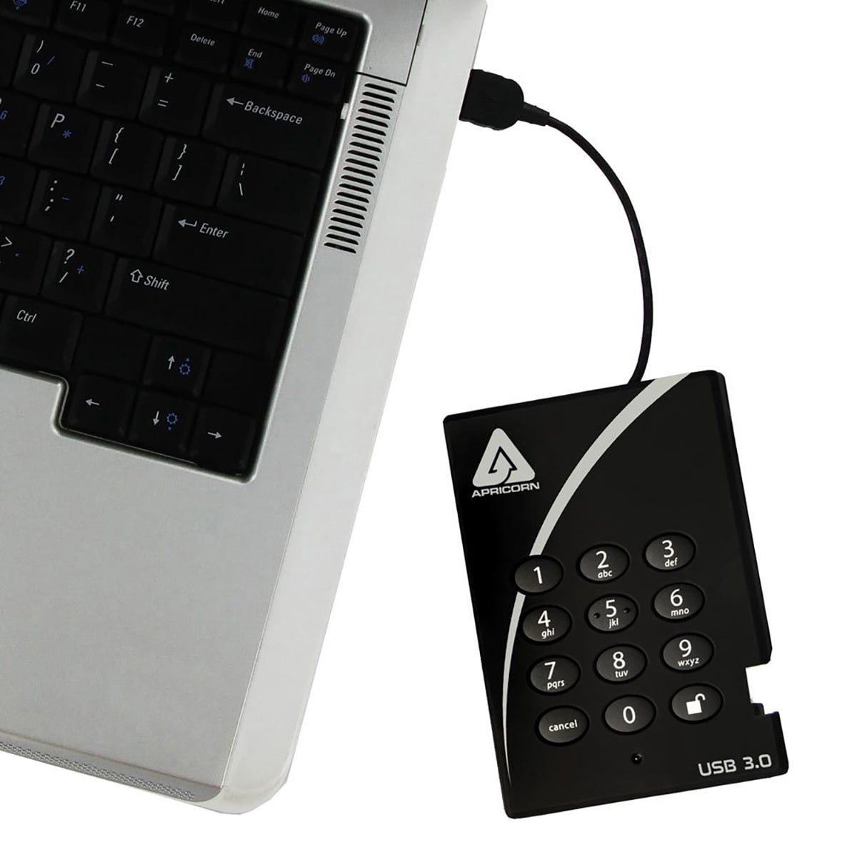 4TB AEGIS PADLOCK SSD USB 3.0 AES XTS ENCRYPTED PORTABLE DRIVE