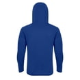 thumbnail image 5 of RUTAYY Men's Hoodie Long Sleeve Integrated Neck Gaiter Solid Color Pullover Sweatshirt Blue, 5 of 5