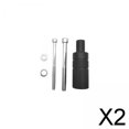 thumbnail image 1 of Colaxi 2X Motorcycle Headlight Mounting Bracket Multifunctional Sturdy Aluminum, 1 of 8