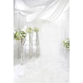 thumbnail image 2 of GreenDecor 5X7ft White Window Curtain Indoor Wedding Children Photography Backgrounds for Photo Studio Photo Backdrops, 2 of 5