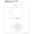 thumbnail image 2 of Showerscape KX8615 Modern Vilbosch 2-Function Shower Head - Oil Rubbed Bronze, 2 of 2