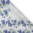 thumbnail image 3 of Ambesonne Flower Kitchen Curtains, Cornflower Shabby Art, 55"x39", Violet Blue Forest Green, 3 of 3