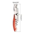thumbnail image 2 of Uxcell 4.7" Wine Openers Waiter Corkscrew Red Wine Bottle Opener for Server Waiter, 2 of 6