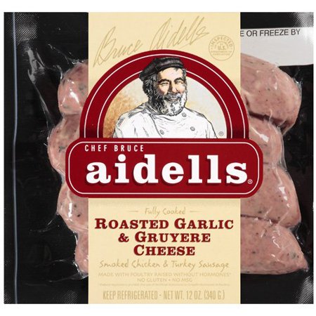 Aidells Roasted Garlic & Gruyere Cheese Sausage