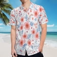 thumbnail image 5 of High Quality Hawaiian Shirts for Men Short Sleeve Aloha Beach Shirt Floral Summer Casual Button Down Shirts Blouses 2RM4YU, 5 of 7