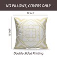 thumbnail image 2 of LALILO Throw Pillow Covers Frame Gold Announcement Art Baby Cushion Cover 18" x 18", 4530 Pack, 2 of 6