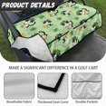 thumbnail image 6 of Whosucclay Cat With 4 Storage Pockets Golf Cart Seat Towel Cover Soft for Club Car Yamaha EZGO Icon, Simple Disassemble Golf Cart Seat Cushion Cover, 6 of 7