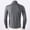 Dark Gray, variant on iiniim Thermals Men Cold Weather Long Sleeve Turtle Mock Neck Undershirt Base Layer Shirts