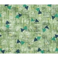 thumbnail image 4 of oneOone Cotton Flex Mint Green Fabric Triangle & Texture Sewing Material Print Fabric By The Yard 40 Inch Wide, 4 of 4