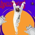 thumbnail image 5 of Veyryth Unisex Cheese Cat Adult Onesie Pajamas, Polar Fleece Animal Pajamas，One-Piece Sleepwear for Men and Women Size M, 5 of 7