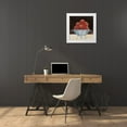 thumbnail image 3 of Tillmon, Avery 20x20 White Modern Wood Framed Museum Art Print Titled - Apples on Brown, 3 of 4
