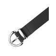 thumbnail image 2 of INSPIRE CHICWomen Faux Leather Belt, 1.0" Wide Casual Waist Belts with Silver Buckle for Jeans Pants Dresses 41.7x1.0" (LxW) Black, 2 of 6