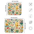 thumbnail image 4 of Yayeee Dish Drying Mat for Kitchen Counter 16"x18" Microfiber Absorbent Pad, Floral Animals, 4 of 7
