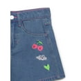 thumbnail image 2 of 365 Kids by Garanimals Girls Denim Short, Sizes 4-10, 2 of 2