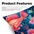 thumbnail image 2 of Fish Velvet Throw Pillow Covers Set with Unique Patterns - 16x16, 18x18, 20x20 Inches - 2 Throw Pillow Inserts & Covers for Any Occasion, 2 of 6