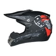 thumbnail image 4 of Casco de bicicleta Sharpla cara completa transpirable absorción de golpes Esqueleto rojo negro, 4 of 8