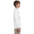 thumbnail image 3 of The Jerzees Youth 5.6 oz. DRI-POWERÃ‚Â® ACTIVE Long-Sleeve T-Shirt - WHITE - M, 3 of 4