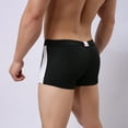 thumbnail image 4 of cllios Clearance Clothes Under $5 Mens Swim Trunks Elastic Waist Quickly Dry Summer Beach Shorts Plus Size Drawstring Board Shorts Classic Print Beachy Shorts, 4 of 7