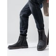 thumbnail image 4 of Men's Chukka Boots Casual Zipper Entry Combat Fashion Boots for Men, 4 of 7