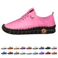 thumbnail image 2 of XIMIN Women Leather Soft Bottom Beef Tendon Loafers Slip-on Orthopedic Shoes Walking Arch Support Sneakers Low Top Lightweight Breathable Running Shoes Comfortable Sneakers, 2 of 8