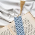 thumbnail image 6 of Kdxio Blue Shells Print Metal Tassel Bookmarks,Perfect Gift for Art Lovers and Bookworms Metal Bookmarks for Women, 6 of 8