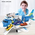 thumbnail image 4 of Juguete De Avión De Carga De Transporte De Simulación Para Niños Mayores De 3 Años Juego De Juguetes De Avión Que Incluye 4 Coches Y 1 Helicóptero Noticed HA046764-01, 4 of 6