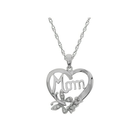 Personalized Family Jewelry Mother's Blessing Pendant, 18 available in Sterling Silver, Gold over Silver, 10K Yellow or White Gold