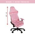 thumbnail image 2 of Funda para Silla Gamer SARAFLORA Rosa Talla Extra Grande, 2 of 7