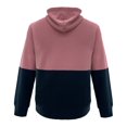 thumbnail image 2 of Sudadera George Talla G con Capucha 2 Bloques Negro con Rosa, 2 of 4