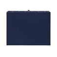 thumbnail image 4 of Weston Home Shiloh Arched Diamond Gold Metal End Table, Blue, 4 of 8