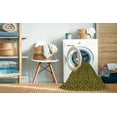 thumbnail image 2 of Ahgly Company Machine Washable Indoor Square Transitional Night Red Area Rugs, 3' Square, 2 of 7