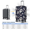 thumbnail image 6 of Lsque Cartoon Spaceship Printed Luggage Cover, Travel Luggage Protector,Scratch and Dirt Resistant, Fits 18-32 Inch Luggage - Small, 6 of 9