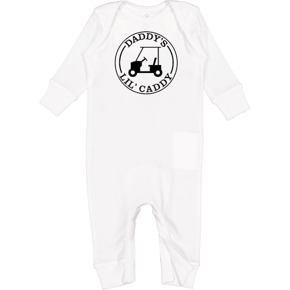 Inktastic Daddy's Lil Caddy Baby Romper Coveralls