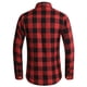 thumbnail image 5 of Camisas Para Hombre Manga Larga De AlgodóN Blusa de manga larga con solapa y hebilla de lino a rayas informal para hombre (B, L), 5 of 7