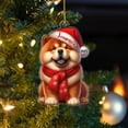 thumbnail image 3 of Personalized Dog Puppy Owner Shaped Christmas Ornament 2025, Unique Chow Chow Xmas Keepsake Ornament Gift for Chow Chow Lovers Daughter Son Kids, Customized Name Dog Ornaments Hanging Xmas Tree Decor, 3 of 5