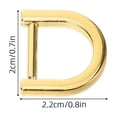 thumbnail image 2 of BESTYASH 10Ud Anillos D Dorados Para Bolsos Confiables Con Fabricación Precisa Para Uso Diario, 2 of 6