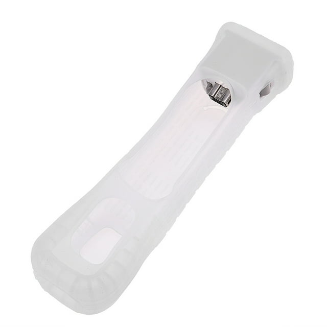 Ccdes Adaptador convertidor Motion Plus Adaptador de Sensor MotionPlus + Cubierta de Silicona para el Control Remoto de Wii(Blanco)