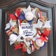 thumbnail image 3 of Corona de béisbol inspiradora de 13,78 pulgadas para ventana de fiesta deportiva rojo azul, 3 of 7