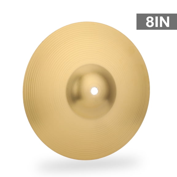 8in  Drum Cymbal Brass Crash Percussion Instruments Players for Beginners
